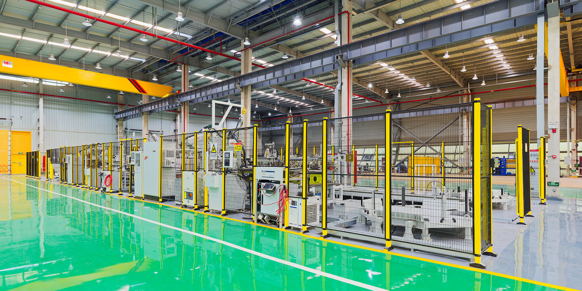 全球首条碱性电解槽零部件全自动化生产线，世界领先水平