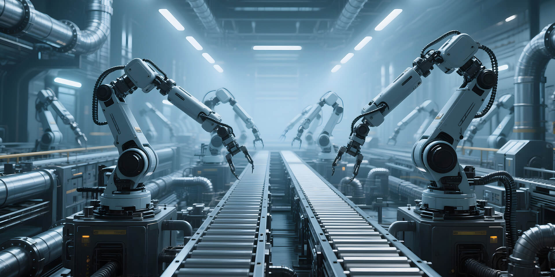 智能工厂，全流程自动化生产