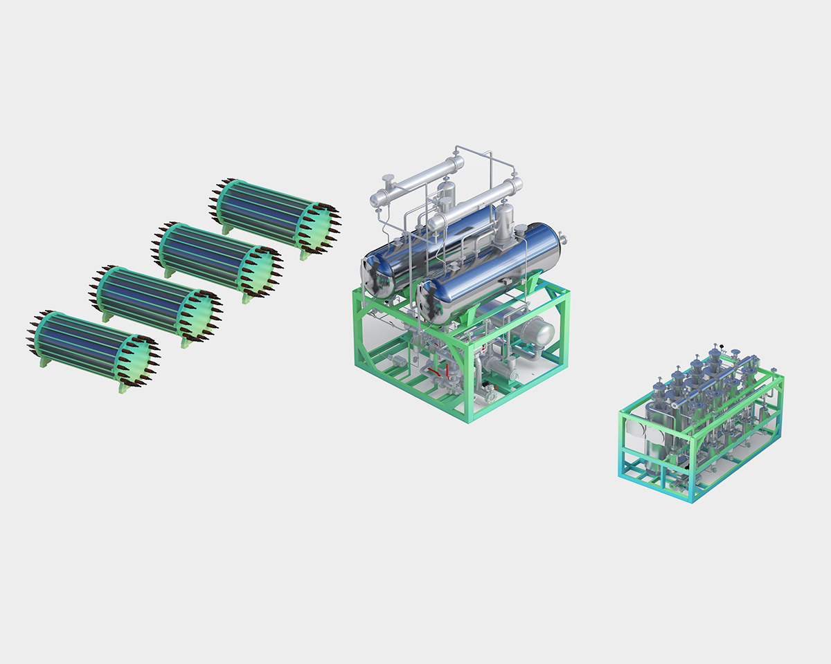 多对1碱性水电解制氢系统