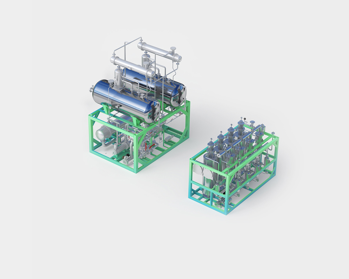 电解槽后处理系统