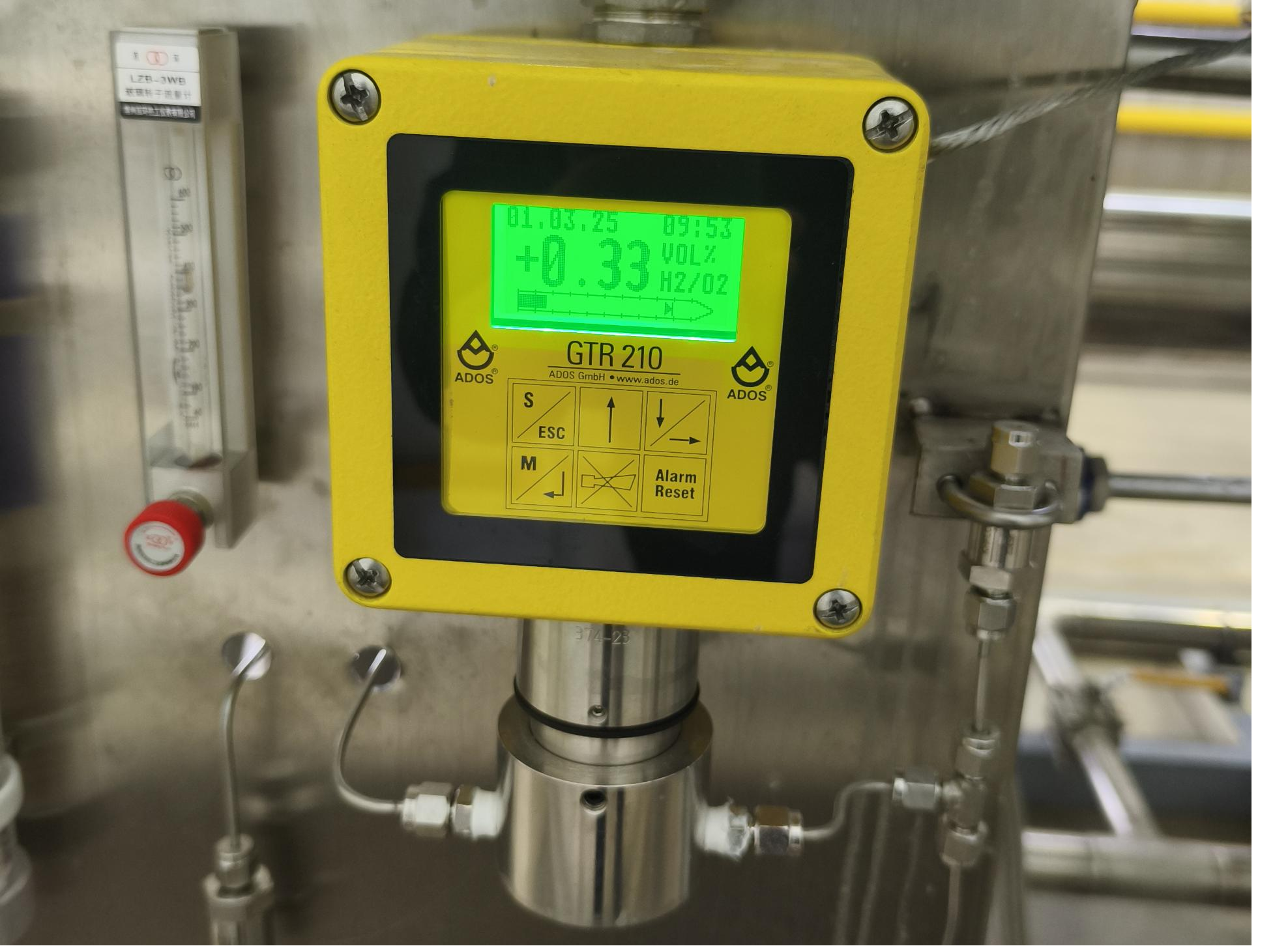 全流程实施可靠性管理，氧中氢纯度优于行业一个数量级